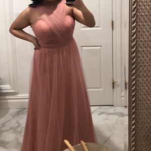 Jenny Yoo Pink Strapless Dress